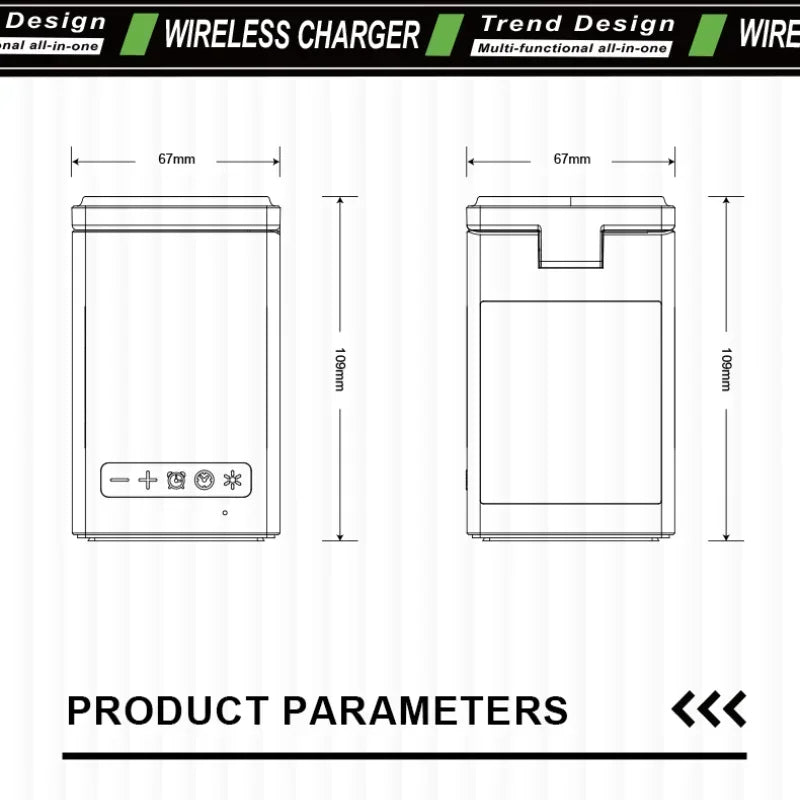 6 in 1 Magnetic Wireless Charger & Speaker 6 in 1 Magnetic Wireless Charger & Speaker
